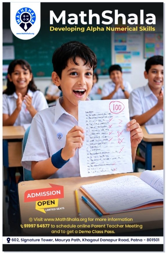 MathShala Admission Open